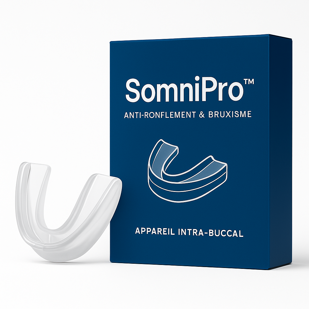 SomniPro™ – Gouttière Anti-Ronflement & Anti-Bruxisme
